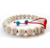 8mm Howlite Turquosite Stone Beads Tibetan Buddhist Wrist Mala Bracelet for Meditation 8mm Howlite Turquosite Stone Beads Tibetan Buddhist Wrist Mala Bracelet for Meditation