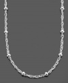 Simple style with delicate, beaded detail. Giani Bernini puts an elegant spin on the classic Singapore chain by going the extra mile. Crafted in sterling silver. Approximate length: 16 inches.