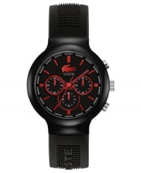 Kick off your weekend right with this bold Borneo collection sport watch from Lacoste L!VE. Kick off your weekend right with this bold Borneo collection sport watch from Lacoste L!VE.