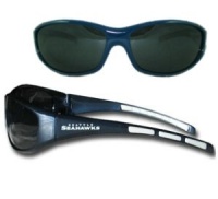 Seattle Seahawks Sunglasses Plastic Screen Printed Team Logo Rubber Team Colored Accents Seattle Seahawks Sunglasses Plastic Screen Printed Team Logo Rubber Team Colored Accents