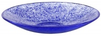 Kosta Boda Tellus 14-1/2-Inch Crystal Dish, Blue Kosta Boda Tellus 14-1/2-Inch Crystal Dish, Blue