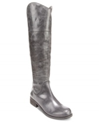 Indulge in the luxurious leather of BCBGeneration's Mailino wide calf boots. With an exposed back zipper and a smooth round toe, this must-have style is bound to be one of your new faves. Indulge in the luxurious leather of BCBGeneration's Mailino wide calf boots. With an exposed back zipper and a smooth round toe, this must-have style is bound to be one of your new faves.