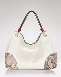 With a neutral hue to complement all of your looks and room for the daytime essentials, Furla's slouchy grain leather shoulder bag is one to covet. Carry it to elegantly nod to this season's exotic bag trend. With a neutral hue to complement all of your looks and room for the daytime essentials, Furla's slouchy grain leather shoulder bag is one to covet. Carry it to elegantly nod to this season's exotic bag trend.
