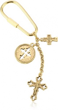 The Vatican Library Collection Trinity Cross Charms Key Fob The Vatican Library Collection Trinity Cross Charms Key Fob