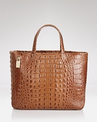 Work fashion's favorite exotic trend into your daytime uniform with this Furla tote, crafted of croc embossed leather. Work fashion's favorite exotic trend into your daytime uniform with this Furla tote, crafted of croc embossed leather.