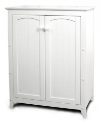 Catskill Craftsmen Double Door Kitchen Cabinet, White Catskill Craftsmen Double Door Kitchen Cabinet, White