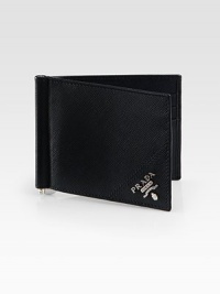 Sophisticated design crafted in Italy from textured saffiano leather.Six card slotsCenter money clipLeather4W x 4HMade in Italy Sophisticated design crafted in Italy from textured saffiano leather.Six card slotsCenter money clipLeather4W x 4HMade in Italy