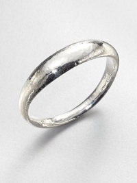 From the Glamazon Collection. Sleek, sculpted sterling silver in a beautiful hammered texture. Sterling silverDiameter, about 2.5Slip-on styleImported From the Glamazon Collection. Sleek, sculpted sterling silver in a beautiful hammered texture. Sterling silverDiameter, about 2.5Slip-on styleImported