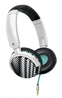 Philips O'Neill SHO8800/28 On-Ear Headphones (White Black Checked) Philips O'Neill SHO8800/28 On-Ear Headphones (White Black Checked)