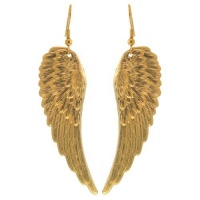 Angel Wing Earrings In Gold Angel Wing Earrings In Gold