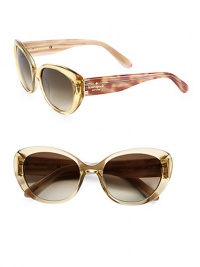 Retro-inspired frames in lightweight acetate and polarized frames. Available in champagne with brown polarized lens. Logo temples100% UV protectionImported Retro-inspired frames in lightweight acetate and polarized frames. Available in champagne with brown polarized lens. Logo temples100% UV protectionImported