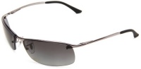 Ray-Ban Men's RB3183P 004/T363 Polarized Wrap Sunglasses,Gunmetal Frame/Gray Gradient Lens,One Size Ray-Ban Men's RB3183P 004/T363 Polarized Wrap Sunglasses,Gunmetal Frame/Gray Gradient Lens,One Size