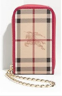 Burberry Whitney Haymarket Check iPhone Case Credit Card Wallet Burberry Whitney Haymarket Check iPhone Case Credit Card Wallet