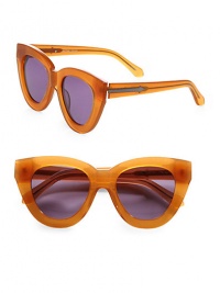 Feminine cat's-eye shape gets a sparkly update in tonal glitter acetate. Available in bright orange with smoke mono lens.Acetate temples with black metal arrow logoCategory 3 UV protectionImported Feminine cat's-eye shape gets a sparkly update in tonal glitter acetate. Available in bright orange with smoke mono lens.Acetate temples with black metal arrow logoCategory 3 UV protectionImported