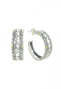 Effy Jewlery Balissima Gold and Sterling Silver Earrings Effy Jewlery Balissima Gold and Sterling Silver Earrings