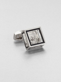 Inspired by the tale of Pandora's box in Greek mythology and featuring the Tateossian signature element of surprise, this glass-box cuff link has mini screws inside.Sold separatelyBrass and glassEnamel trimMade in United Kingdom Inspired by the tale of Pandora's box in Greek mythology and featuring the Tateossian signature element of surprise, this glass-box cuff link has mini screws inside.Sold separatelyBrass and glassEnamel trimMade in United Kingdom