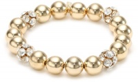 Nine West Star-Struck Fireball Gold-Tone Crystal Fireball Stretch Bracelet Nine West Star-Struck Fireball Gold-Tone Crystal Fireball Stretch Bracelet