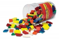 Learning Resources Wooden Pattern Blocks, Set of 250 (LER0334) Learning Resources Wooden Pattern Blocks, Set of 250 (LER0334)
