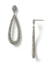 Give your look an elegant, sparkling finish with these crystal pavé drop earrings from Nadri.