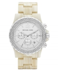 A lightly toned watch from Michael Kors with an earthy, natural look. A lightly toned watch from Michael Kors with an earthy, natural look.