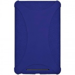 Amzer AMZ94384 Silicone Jelly Soft Skin Fit Case Cover for Asus Nexus 7, Google Nexus 7 - 1 Pack - Retail Packaging - Blue Amzer AMZ94384 Silicone Jelly Soft Skin Fit Case Cover for Asus Nexus 7, Google Nexus 7 - 1 Pack - Retail Packaging - Blue