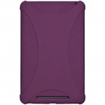 Amzer AMZ94383 Silicone Jelly Soft Skin Fit Case Cover for Asus Nexus 7, Google Nexus 7 - 1 Pack - Retail Packaging - Purple Amzer AMZ94383 Silicone Jelly Soft Skin Fit Case Cover for Asus Nexus 7, Google Nexus 7 - 1 Pack - Retail Packaging - Purple