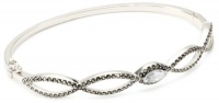 Judith Jack Sterling Silver, Marcasite and Cubic Zirconia Swirl Bangle Bracelet Judith Jack Sterling Silver, Marcasite and Cubic Zirconia Swirl Bangle Bracelet