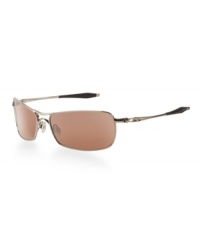 Oakley's latest rendition of an alloy metal frame, these sunglasses merge classic and contemporary design. They feature polarized, mirrored lenses, classic pilot design and contemporary, modern arms with Oakley's Three-Point Fit that increase grip with sweat. Oakley uses innovation, technology and sleek design to craft smarter sunglasses for you. Oakley's latest rendition of an alloy metal frame, these sunglasses merge classic and contemporary design. They feature polarized, mirrored lenses, classic pilot design and contemporary, modern arms with Oakley's Three-Point Fit that increase grip with sweat. Oakley uses innovation, technology and sleek design to craft smarter sunglasses for you.