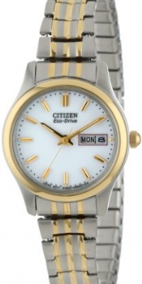 Citizen Women's EW3154-90A Eco-Drive Flexible Band Two-Tone Watch Citizen Women's EW3154-90A Eco-Drive Flexible Band Two-Tone Watch