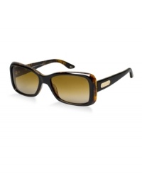High glamour goes sophisticated in this refined shape for wear-now attitude. Your world looks even better through crystal-clear polar lenses. High glamour goes sophisticated in this refined shape for wear-now attitude. Your world looks even better through crystal-clear polar lenses.