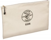 Klein Tools 5336 Canvas Contractor's Zipper Portfolio, Natural Klein Tools 5336 Canvas Contractor's Zipper Portfolio, Natural