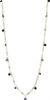 Liz Palacios Arco Iris Swarovski Elements Long Crystal and Jet Necklace Liz Palacios Arco Iris Swarovski Elements Long Crystal and Jet Necklace