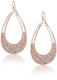 Jessica Simpson Pave Tear Drop Hoop Earrings Jessica Simpson Pave Tear Drop Hoop Earrings