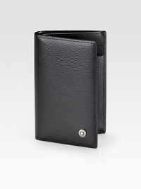 Store your business with class and style, handsomely crafted in textured Italian leather.Four card slotsLeather3W x 4¼HMade in Italy Store your business with class and style, handsomely crafted in textured Italian leather.Four card slotsLeather3W x 4¼HMade in Italy