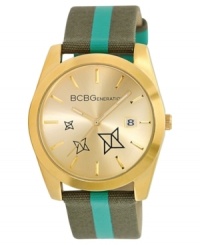 Fashion attack! This sassy BCBGeneration watch sneaks up on you with ninja star designs. Fashion attack! This sassy BCBGeneration watch sneaks up on you with ninja star designs.