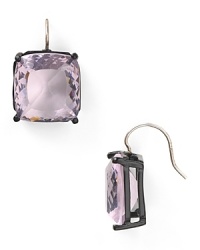 The plot thickens: These striking Juicy Couture cushion cut earrings add instant drama, cast in plated metal with color-rich gemstones. The plot thickens: These striking Juicy Couture cushion cut earrings add instant drama, cast in plated metal with color-rich gemstones.