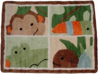 Lambs & Ivy Papagayo Rug, Green Lambs & Ivy Papagayo Rug, Green
