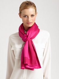 Sumptuous silk and cashmere are woven together to create a plush wrap with solid frame border.Cashmere/Silk24 X 76Dry cleanImported Sumptuous silk and cashmere are woven together to create a plush wrap with solid frame border.Cashmere/Silk24 X 76Dry cleanImported