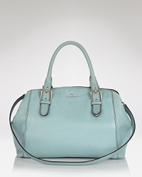 What happens when ease meets polish? kate spade new york's poised leather satchel. This bag's zip closure opens to a lined interior with multiple pockets. What happens when ease meets polish? kate spade new york's poised leather satchel. This bag's zip closure opens to a lined interior with multiple pockets.