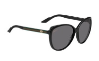 Gucci GG3162/S Sunglasses - 0D28 Shiny Black (BN Dark Grey Lens) - 60mm Gucci GG3162/S Sunglasses - 0D28 Shiny Black (BN Dark Grey Lens) - 60mm