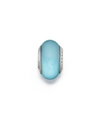 A beautiful bead in blissful blue Murano glass, finished with logo-stamped sterling silver. Donatella is a playful collection of charm bracelets and necklaces that can be personalized to suit your style! Available exclusively at Macy's. A beautiful bead in blissful blue Murano glass, finished with logo-stamped sterling silver. Donatella is a playful collection of charm bracelets and necklaces that can be personalized to suit your style! Available exclusively at Macy's.