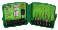 Greenlee DTAPKIT 6-32 to 1/4-20 6-Piece Combination Drill and Tap Set