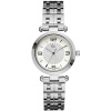 Guess Collection Unisex G17003L1 Silver Stainless-Steel Swiss Quartz Watch with White Dial