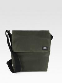 EXCLUSIVELY AT SAKS. Classic messenger silhouette with a utilitarian feel, designed in work cotton twill.Flap, snap button closureAdjustable shoulder strapInterior pocketsFully lined11¼W x 9½H x 3½DImported EXCLUSIVELY AT SAKS. Classic messenger silhouette with a utilitarian feel, designed in work cotton twill.Flap, snap button closureAdjustable shoulder strapInterior pocketsFully lined11¼W x 9½H x 3½DImported