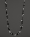 Detailed with diamonds and 18K white gold, Charriol's Modern Cable Mix necklace lends a bold look.