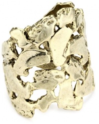 KARA by Kara Ross Cast Nugget, Gold Cuff Bracelet KARA by Kara Ross Cast Nugget, Gold Cuff Bracelet