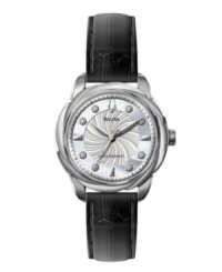 Swirling intrigue marks the dial of this handsome Precisionist watch by Bulova. Swirling intrigue marks the dial of this handsome Precisionist watch by Bulova.