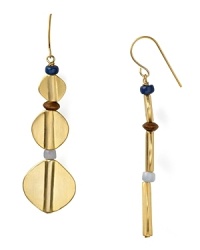Bohemian style proves positively alluring with these graduated disc earrings from Lauren Ralph Lauren. This pair's beaded drops are designed to catch the light and glances. Bohemian style proves positively alluring with these graduated disc earrings from Lauren Ralph Lauren. This pair's beaded drops are designed to catch the light and glances.