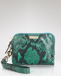 This kate spade new york wristlet flaunts a perfect mix of style and substance, crafted of snake embossed leather. It's a wildly exotic essential. This kate spade new york wristlet flaunts a perfect mix of style and substance, crafted of snake embossed leather. It's a wildly exotic essential.