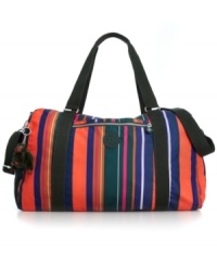 Show your stripes. This lightweight carryall from Kipling accommodates everything you need for the gym, work, or weekend. Outfitted with pockets and compartments for secure storage, it boasts super comfortable straps for easy transport. Show your stripes. This lightweight carryall from Kipling accommodates everything you need for the gym, work, or weekend. Outfitted with pockets and compartments for secure storage, it boasts super comfortable straps for easy transport.